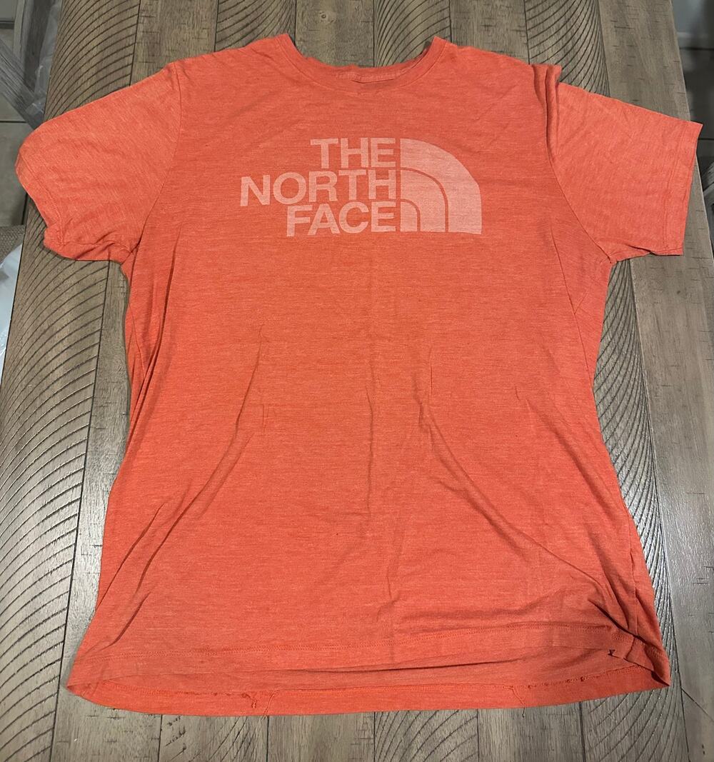 The North Face Men's Salmon Half Dome Logo Graphic T-Shirt XL Tri-Blend